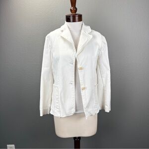 Jarbo Women's Off white 2 button Blazer Jacket Sz 34 / 4 US